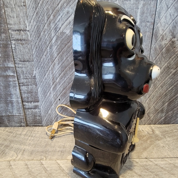 Vintage Klocker Spaniel Dog Wall Clock Animated Moving Eyes - Picture 4 of 10